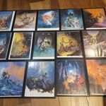 retro keretezett Boris Vallejo képek együtt baráti áron : ) lakásdekoráció fali kép fantasy fotó