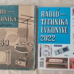 Rádiótechika évkönyvek 1969-től 2022-ig, teljes sorozat fotó