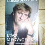 Gerard Depardieu könyv fotó