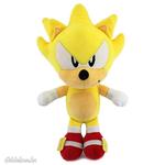 Super Sonic plüss 20 cm Sonic a sündisznó fotó