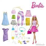 Barbie szett kiegészítőkkel és luxus ruhákkal fotó