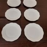 6 db Fehér Herendi porcelán süteményes, desszertes tányér készlet fotó