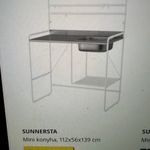 IKEA SUNNERSTA mini konyha eladó, 3 hónapot volt használva, számla van róla fotó