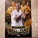 Match Attax Hall of Fame Zinedine Zidane fotó