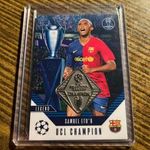 Topps Match Attax 2024/25 - Samuel Eto'o - Barcelona - Ucl Champion Legend relic card fotó