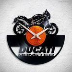 Ducati Multistrada motorkerékpár – bakelit falióra fotó