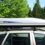 MINT AZ ÚJ!!! FÉLÁRON!!! SVÉD!!! Thule Alpine 500 síbox tetőbox 330 l-es 225x52x34 cm-es sí tető box fotó