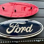 Új Ford 225mm 230mm Gépház Motorháztető Csomagtartó Csomagtér Embléma Jel Logo Kiegészítő fotó