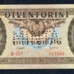 1951 50 Forint -MINTA- UNC -XIIP87 fotó