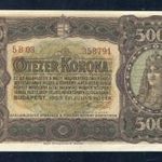 1923 5000 Korona ( hajtatlan ) -XIIP47 fotó