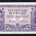 1946 10 millió B.-pengő ( hajtatlan ) -XIIP62 fotó