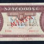 1995 100 Forint -MINTA- UNC -XIIP94 fotó