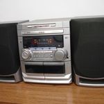 Philips FW-C40 hifi torony RDS rádió tuner - cd - erősítő - magnó - hangfal - AUX fotó