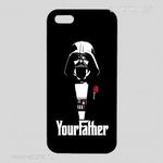 Keresztapa Darth Vader iPhone 5 5s tok hátlap fotó