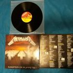 Metallica MASTER OF PUPPETS LP ANGOL 1.KIAD+ MOTÖRHEAD TRIBUTE Entombed Hellacopters Castaway Sator fotó