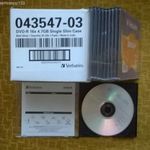 Verbatim DVD-R írható lemez 4, 7GB 30 db. fotó