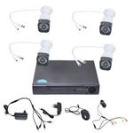 ECH DVR Combo Kit - 4 csatornás, digitális kamerarendszer, 4 db beltéri HD kamerával fotó