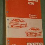 Könyv, MAZDA 626, komplett, benzin, dízel, műhely, szerviz könyv 1987. német fotó