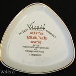 Viszék - hegesztő reklám hamutál -hollóházi porcelán fotó