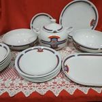 Menzamintás (art deco) alföldi porcelán leveses, pörköltes, mély, lapos, kínáló stb. fotó