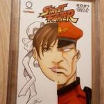 CBCS ART Street Fighter #1 - Sajad Shah és Sean Forney által rajzoltatott borítójú egyedi képregény fotó