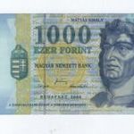 2000 1000 forint Millenium DA EF - Ritka fotó