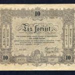 1848 Kossuth 10 Forint ( erős, ropogós papír ) VF+ -XIIP38 fotó