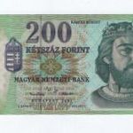 2001 200 forint FE UNC - Ritka fotó