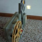 Pycb Rusz orosz filmvetitő, normál és Super 8 mm-es filmek vetitésére, működik, retró fotó