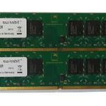 Swissbit 4GB (2x2GB) DDR2 667MHz memória fotó