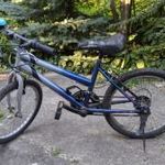 Bicikli, bringa, kerékpár - közepes, 20", 20 zoll coll-os kék, váltós (shimano revoshift) fotó