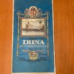 1927 Duna, Gönyű-Oroszvár-Wien vízi sporttérképek 8-10. sz., Magyar Királyi Állami Térképész (*311G) fotó