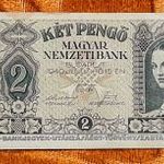 1940 -es 2 pengő bankó Ritkább !!! (L2986) fotó