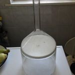 Laboratóriumi üvegszűrő G1 átmérő 20 cm, zsugorított szűrőbetéttel, nem használt fotó