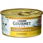 GOURMET GOLD Csirkével pástétom nedves macskaeledel 85g fotó