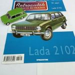 LADA 2102 kombi "Retroautók a keleti blokkból" DeAgostini 1: 43 ÚJSÁGGAL!!! fotó