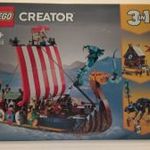 LEGO Creator 31132 - Viking hajó és a Midgard kígyó (Új, bontatlan!) fotó