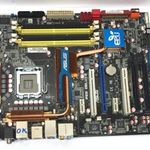 ASUS P5Q DELUXE 775-ÖS DDR-3 PCI-E SATA RAID + INTEL CORE2DUO E7300 PROCESSZOR + HŰTŐ fotó