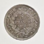 1873 A Franciaország ezüst 5 Francs -LD36 fotó