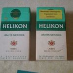 HELIKON LIGHTS MENTHOL CIGARETTA MULTIFILTER BEMUTATÓ CSOMAGOLÁS EXTRA RITKA 2-DOBOZ fotó