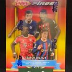 2022/23 TOPPS FINEST FLASHBACKS UEFA CLUB COMPETITIONS HOBBY DOBOZ ÚJ, BONTATLAN! fotó