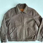 Y2K 2001 Timberland Cowhide Leather Jacket tehén bőr kabát fotó