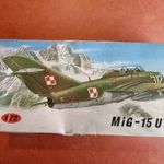 MIG-15 UTI retro makett fotó