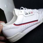 Adidas Originals Continental 80 WHITE (eredeti) bőr unisex 39 1/3 -os BTH: 24, 5 cm vintage sportcipő fotó