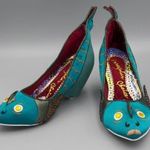 IRREGULAR CHOICE telitalpú, magassarkú cipő, halacskás, 37 / 37, 5 fotó