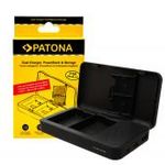 PATONA kettős töltő Nikon EN-EL15 D500 D750 D780 D800 Z5 Z6 Z6 II Z7 készülékhez power bank funkc... fotó