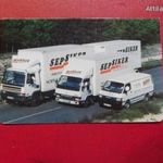 Kártyanaptár 1995. SEPSIKER - Kiskunhalas. Mitsubishi, Toyota tehergépkocsi, teherautó, kamion. fotó