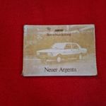 FIAT ARGENTA GÉPKÖNYV fotó