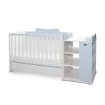 Lorelli Multi kombi ágy 190x72 - White Baby Blue fotó