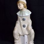 TÖPRENGŐ BOHÓC - HARLEKIN LÁNY ... HIBÁTLAN PORCELÁN LLADRO SZOBOR X fotó